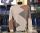 Maglione cavalieri misto cashmere girocollo modern fit intarsio beige