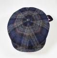 British patterned hat blue checked peaky blinders 