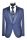 Smoking blu baggi slim fit con petto a lancia