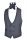 Black baggi slim fit tuxedo with velvet shawl chest