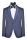 Smoking elegante baggi blu slim fit con panciotto e papillon