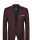 Abito slim fit digel bordeaux misto lana bi-stretch