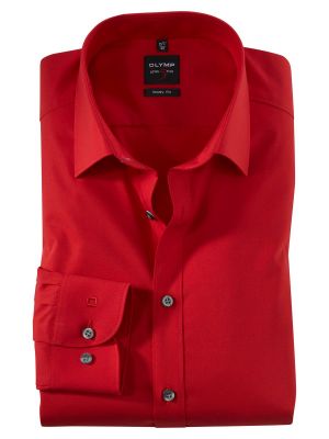 Red shirt olymp slim fit cotton stretch