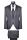 Black groom dress slim fit baggi with lance chest