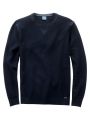 Olymp blue crew-neck sweater in organic cotton modern fit
