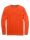 Olymp orange crewneck sweater in organic cotton modern fit