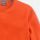 Olymp orange crewneck sweater in organic cotton modern fit