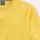 Yellow olymp crewneck sweater in organic cotton modern fit