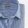 Camicia olymp comfort fit a righe azzurro con taschino