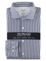 Slim fit olymp shirt in blue striped jersey