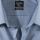 Camicia olymp blu a quadretti super slim fit cotone stretch