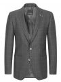 Digel checked gray jacket drop four short