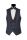 Blue simbols slim fit tuxedo in jacquard wool 