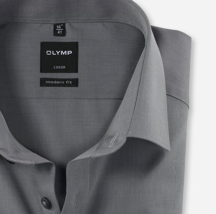 Camicia casual collo francese comfort fit cotone piquet