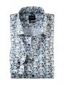 Shirt olymp slim fit graphic design printed stretch cotton