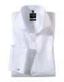 White shirt with double wrist olymp slim fit 