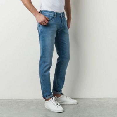 Jeans mcs regular fit denim chiaro stretch