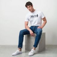 Jeans mcs regular fit denim stretch lavaggio medio