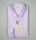 Slim fit pancaldi shirt in pure striped wisteria linen