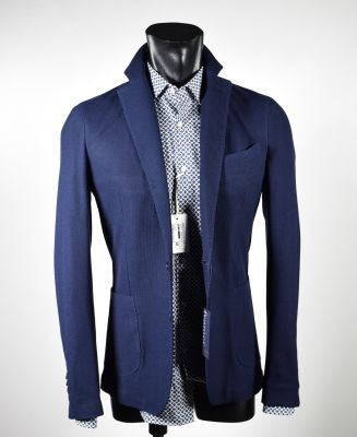 Casual framer jacket blue unlined slim fit