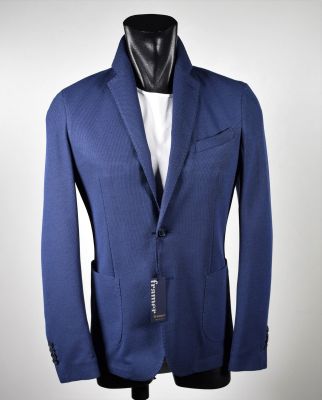 Framer jacket informal light blue unlined slim fit or 