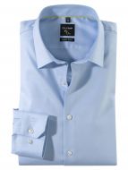 Light blue shirt super slim fit olymp cotton twill stretch