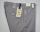 Trousers grey sea barrier cotton piquet stretch stone wash