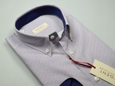Shirt pancaldi  geometric pattern regular fit