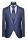 Blue navy baggi slim fit dress with vest and plastron