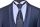 Smoking blu navy baggi slim fit con gilet e plastron