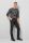 Pantalone nero in lana bi-stretch m5 by meyer modern fit