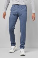Pantalone blue in lana bi-stretch m5 by meyer modern fit