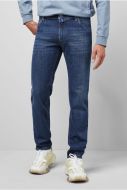 Jeans blu stone washed denim authentic regular fit m5 by meyer