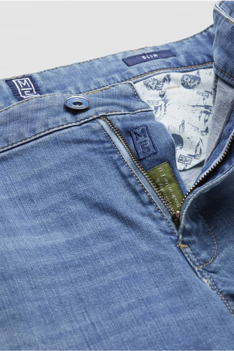 Levi's 512 Jeans Uomo Aderente Sulla Gamba E Stretto In Fondo Blu Scuro - Foto 3
