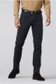 Meyer blue trousers in fairtrade cotton modern fit