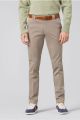 Meyer taupe trousers in fairtrade cotton modern fit