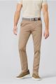 Meyer camel trousers in fairtrade cotton modern fit