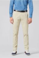 Meyer beige trousers in fairtrade cotton modern fit