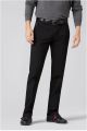 Pantalone nero meyer in cotone stretch regular fit