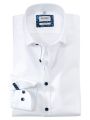 Camicia olymp bianca slim fit cotone stretch