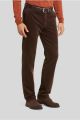 Meyer brown trousers in luxury modern fit corduroy