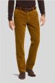 Pantalone cognac meyer in velluto a coste luxury modern fit