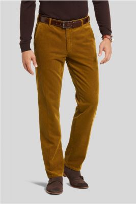 Pantalone cognac meyer in velluto a coste luxury modern fit