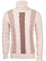 Maglione a dolcevita gran sasso panna in pura lana air wool