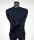 Merino wool neck loop 2 threads dark blue gran sasso