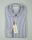 Camicia slim fit pancaldi in cotone a righe azzurro 