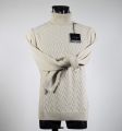 Turtleneck manuel garcia beige in wool blend 