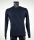 Manuel garcia blue crew-neck in wool blend 