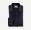 Camicia blu slim fit in cotone stretch olymp level five