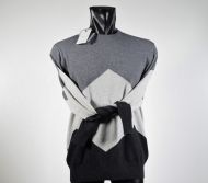 Cavaileri milano choker in merino wool and cashmere 